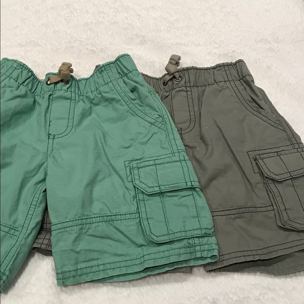 Two pair Carter’s cargo shorts